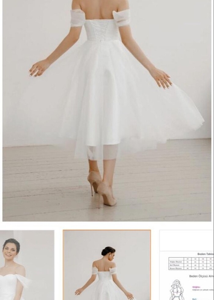 After elbisesi nikah elbisesi - Görsel 3