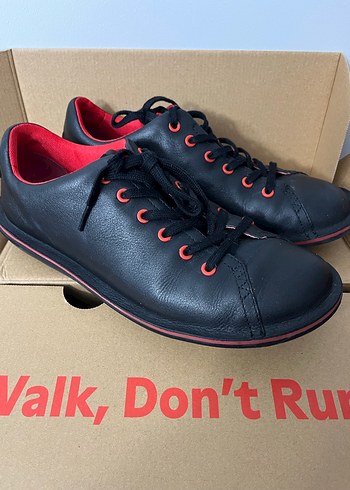 Camper Kırmızı Detaylı Siyah Erkek Spor Ayakkabı - Görsel 2