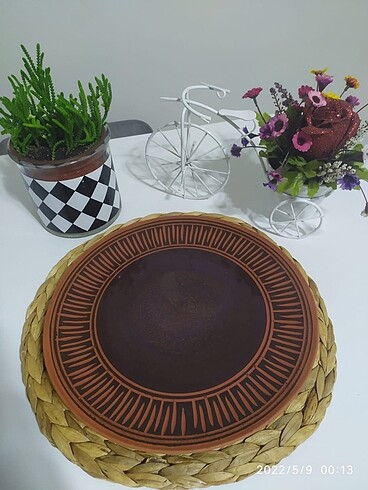 Toprak (çömlek) tabak Ve kase - Görsel 5