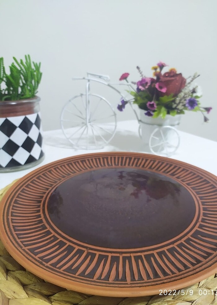 Toprak (çömlek) tabak Ve kase - Görsel 4