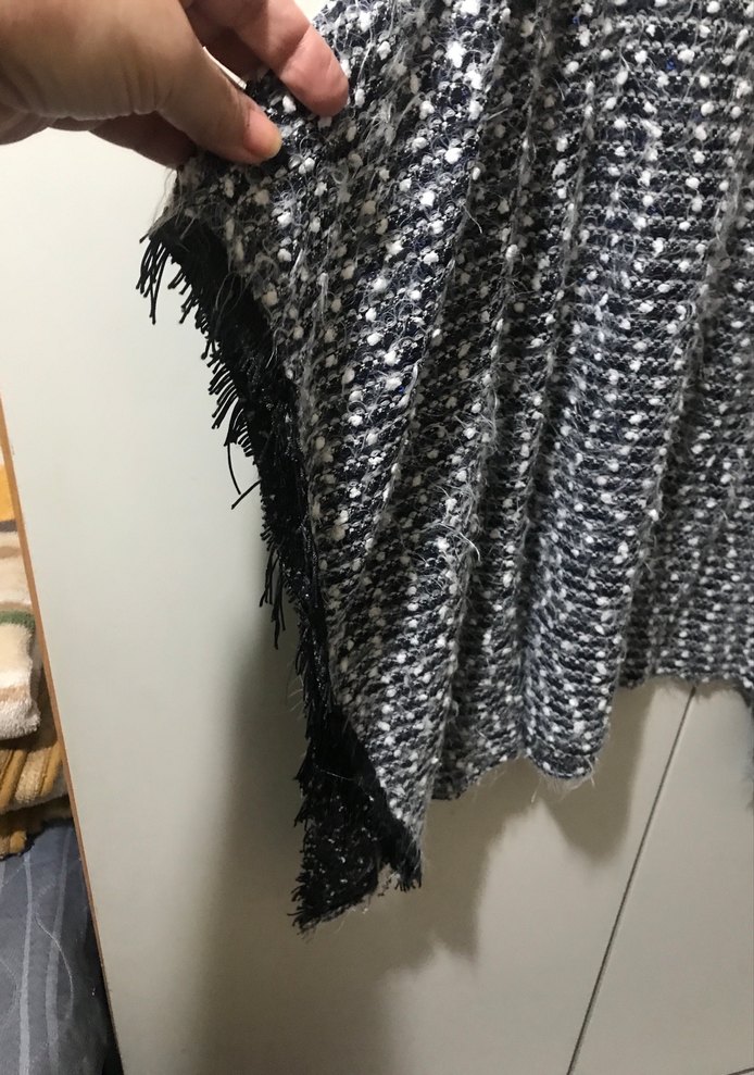 Gri Örgü Salaş Kadın Kazak - Görsel 3