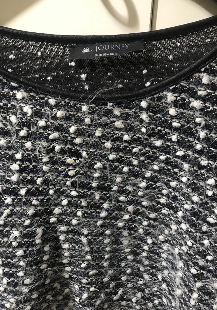 Gri Örgü Salaş Kadın Kazak - Görsel 2