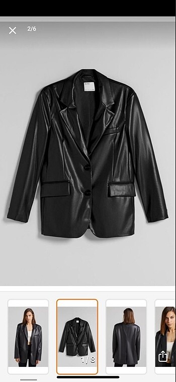 Bershka Deri Blazer