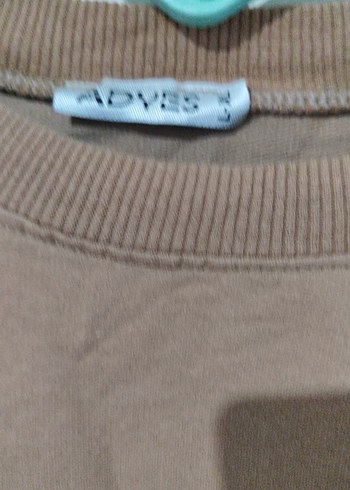 Diğer Bej Oversize Kadın Sweatshirt