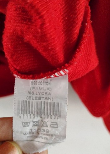l Beden kırmızı Renk Kırmızı Kadın Salaş Sweatshirt