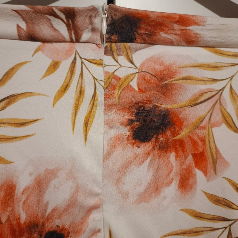 Çiçek Desenli Bohem Hamile Mini Etek - Görsel 3