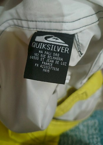 Sarı Quiksilver Baskılı Mini Erkek Deniz Şortu - Görsel 3