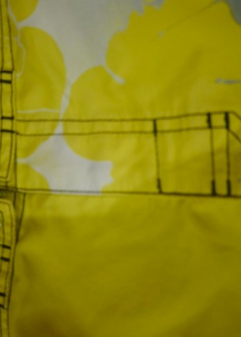 Sarı Quiksilver Baskılı Mini Erkek Deniz Şortu - Görsel 6