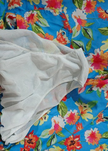 Renkli Çiçek Desenli Erkek Şort Mayo - Görsel 2