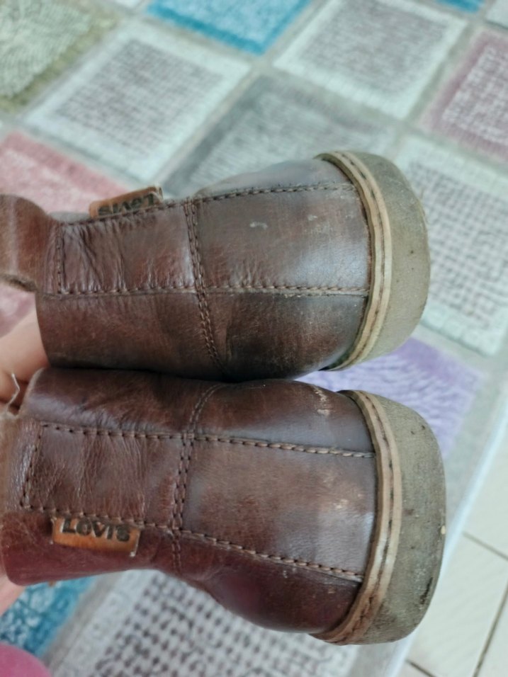 Bohem Tarzı Kahverengi Deri Erkek Bot - Görsel 3