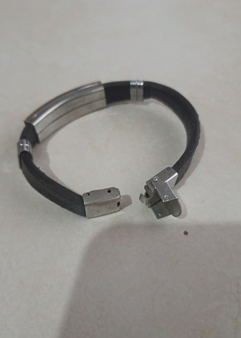 Siyah Minimalist Erkek Bileklik - Görsel 5