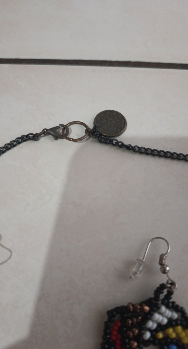 Bohem Çok Renkli Boncuklu Kolye ve Küpe Seti - Görsel 2