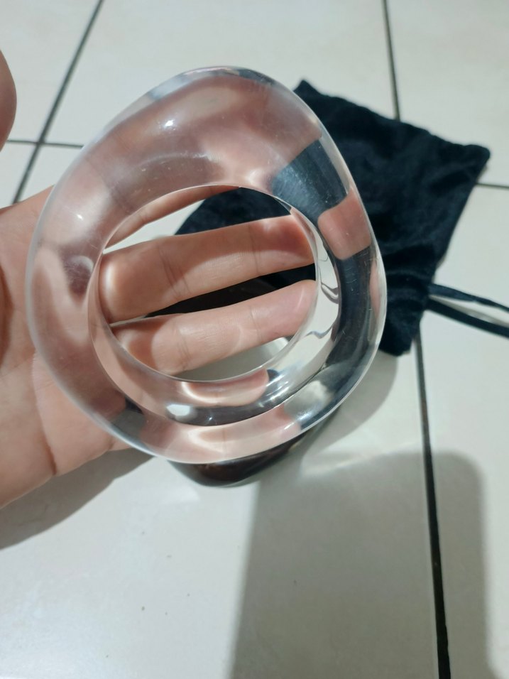 Siyah ve Şeffaf Kadın Bileklik Seti - Görsel 4