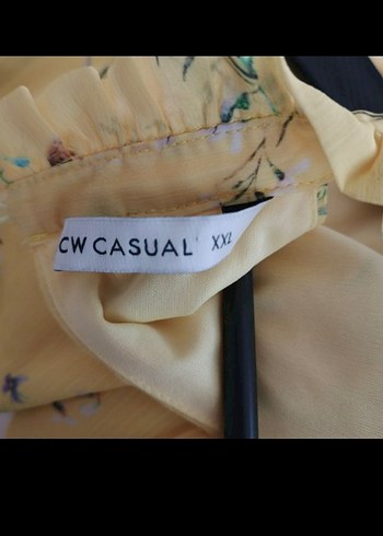 Sarı Uzun Bohem Robalı Elbise - Görsel 5