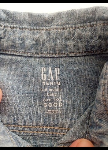3-6 Ay Beden GAP gömlek 