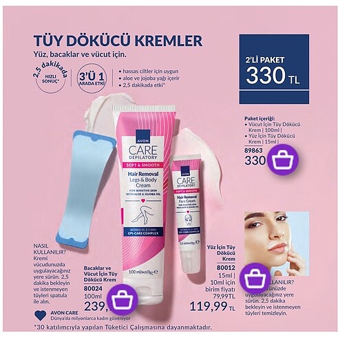 Tüt Dökücü krem 2?li set