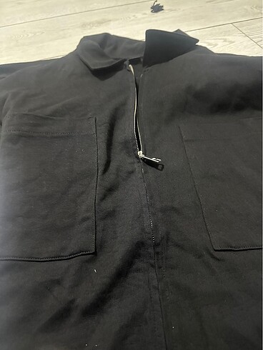 l/xl Beden siyah Renk Oversize etiketli fermuarlı erkek Polo tişört