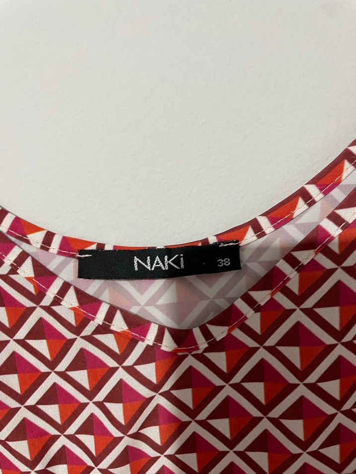 Kırmızı V Yaka Askılı Bluz - Görsel 3