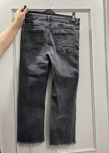 Zara Gri Kadın Kot Pantolon - Görsel 4