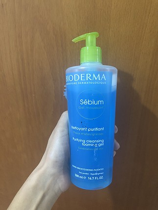 Bioderma yüz yıkama jeli 