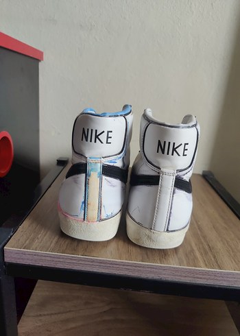 45 Beden beyaz Renk Nike blazer mid Spor ayakkabı 45 numara