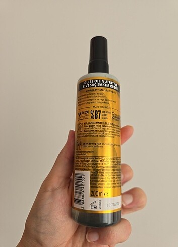 Schwarzkopf GLISS sıvı sqç bakım kremi