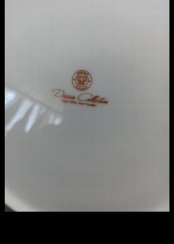 Çiçek Desenli Beyaz Tabak - Görsel 3