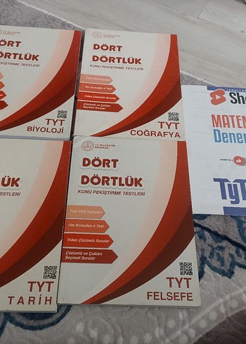 TYT Dört Dörtlük Konu Pekiştirme Testleri Seti