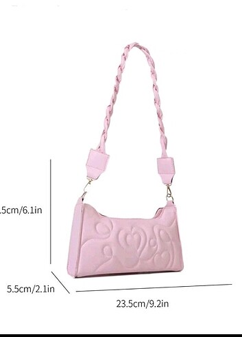  Beden pembe Renk Pembe çanta