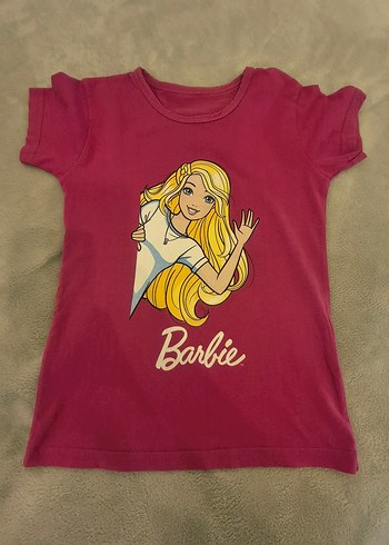 Barbie Baskılı Kız Çocuk Kısa Kollu Tişört - Görsel 7