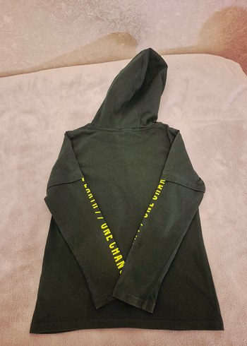 Kapüşonlu Erkek Sweatshirt, Baskılı, Rahat Kesim - Görsel 13