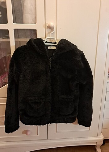 10 Yaş Beden H&M KÜRK MONT