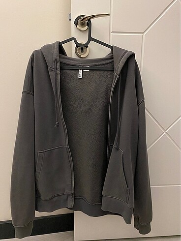 H&M Fermuarlı sweatshirt