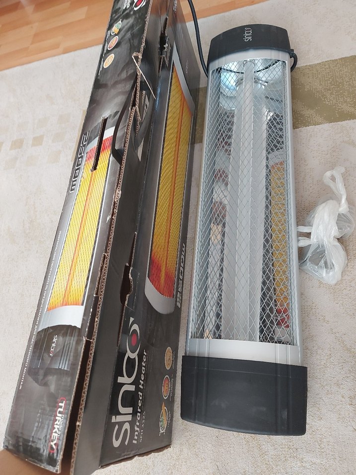 Sihco 2500W Kızılötesi Infrared Isıtıcı Sarı - Görsel 2