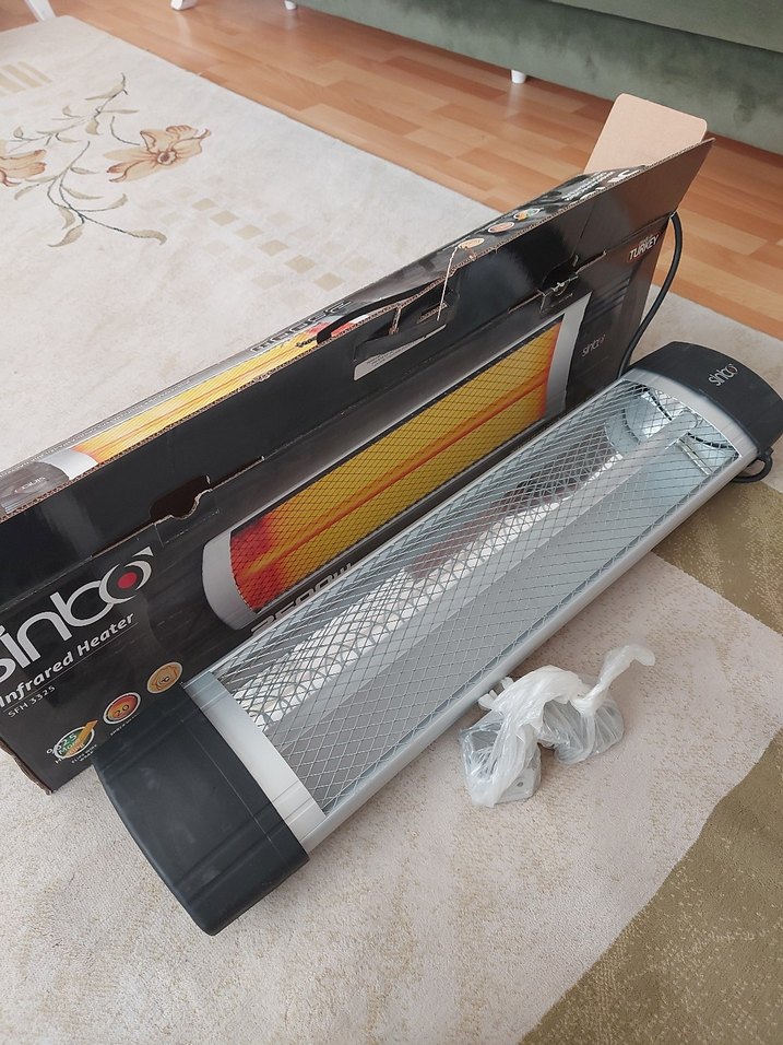 Sihco 2500W Kızılötesi Infrared Isıtıcı Sarı - Görsel 3