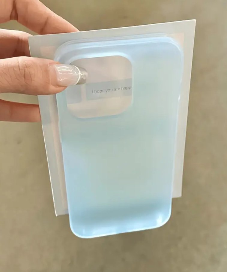 İphone 16 Pro Max Mavi Transparan Telefon Kılıfı - Görsel 2