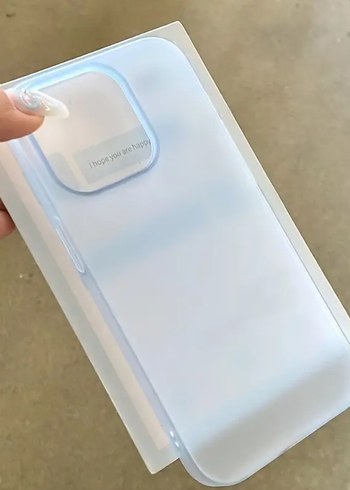 İphone 16 Pro Max Mavi Transparan Telefon Kılıfı - Görsel 2