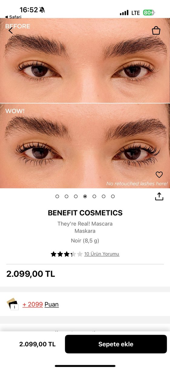 Benefit They're Real! Maskara - Görsel 3