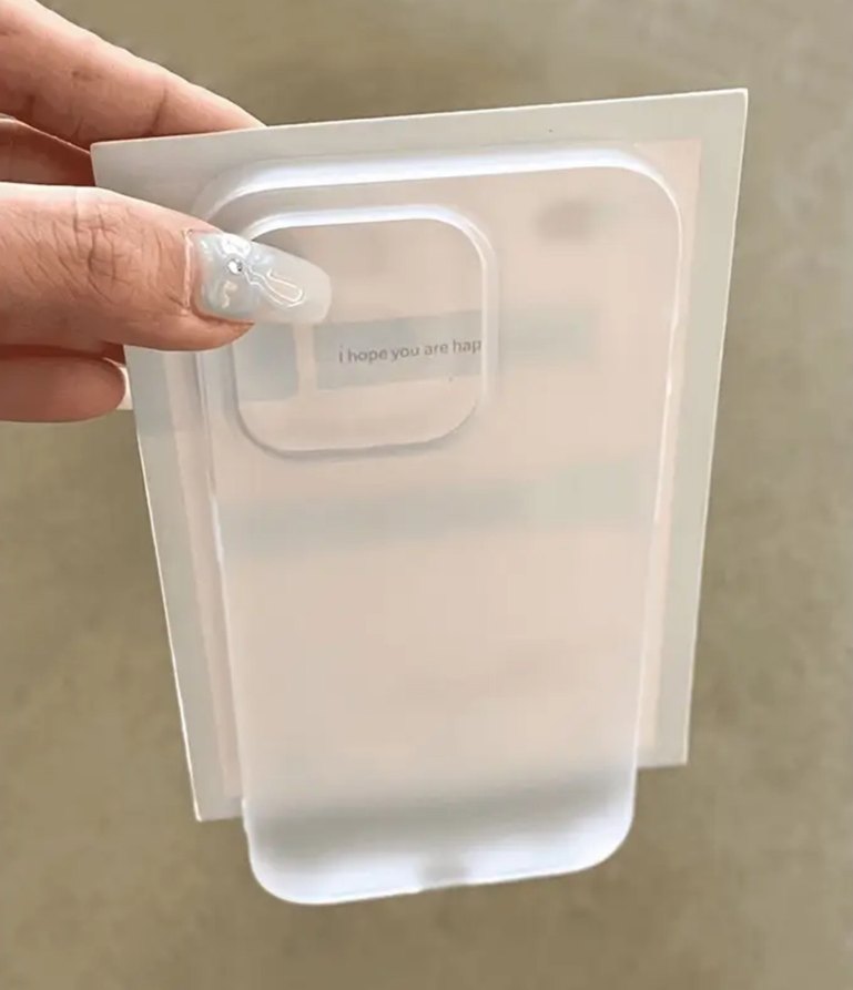 İphone 16 Pro Max Beyaz Transparan Telefon Kılıfı - Şeffaf Beyaz - Görsel 2