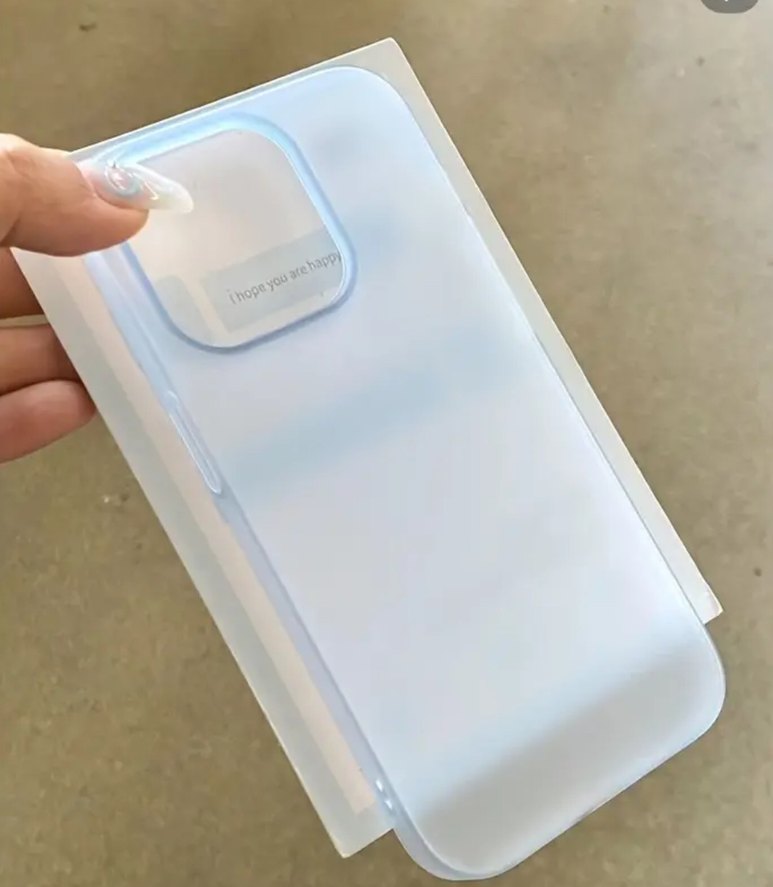 İphone 16 Pro Max Mavi Transparan Telefon Kılıfı - Görsel 3