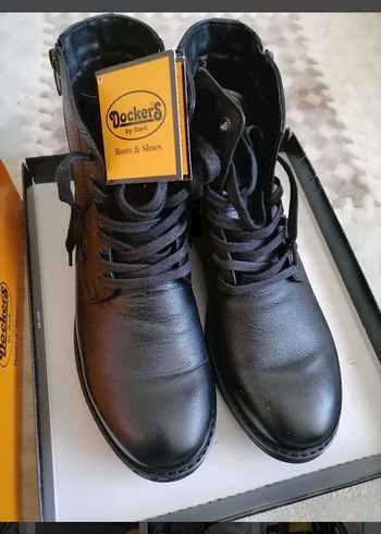 Dockers Siyah Erkek Deri Bot