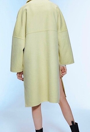 s Beden sarı Renk Zara oversize kaban