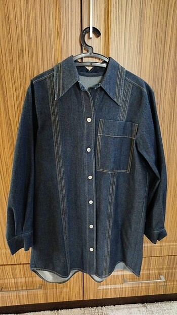 Kot denim gömlek ceket
