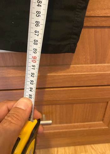 10 Yaş Beden Erkek Siyah Bol Kesim Kemerli Pantolon