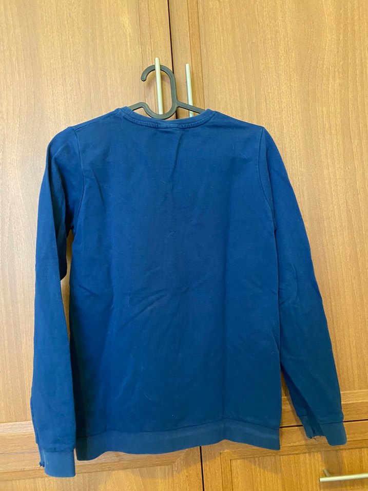 Erkek Çocuk Baskılı Mavi Sweatshirt - Görsel 2