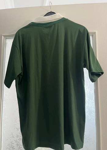 Yeşil Baskılı Kısa Kollu Oversize Tişört - Görsel 5