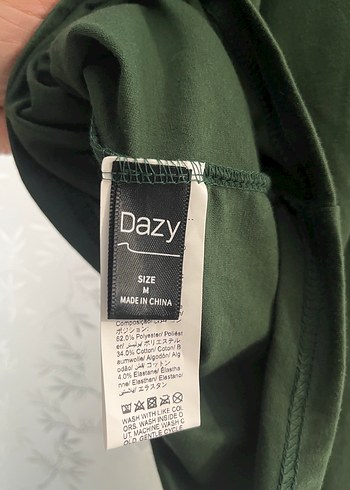 Yeşil Baskılı Kısa Kollu Oversize Tişört - Görsel 4