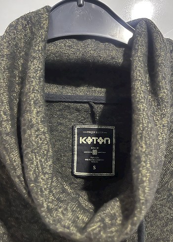 Gri Yünlü Yüksek Yakalı Erkek Triko Sweatshirt - Görsel 3