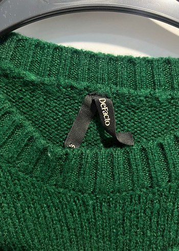 Yeşil Triko Kadın Kazak - Görsel 4