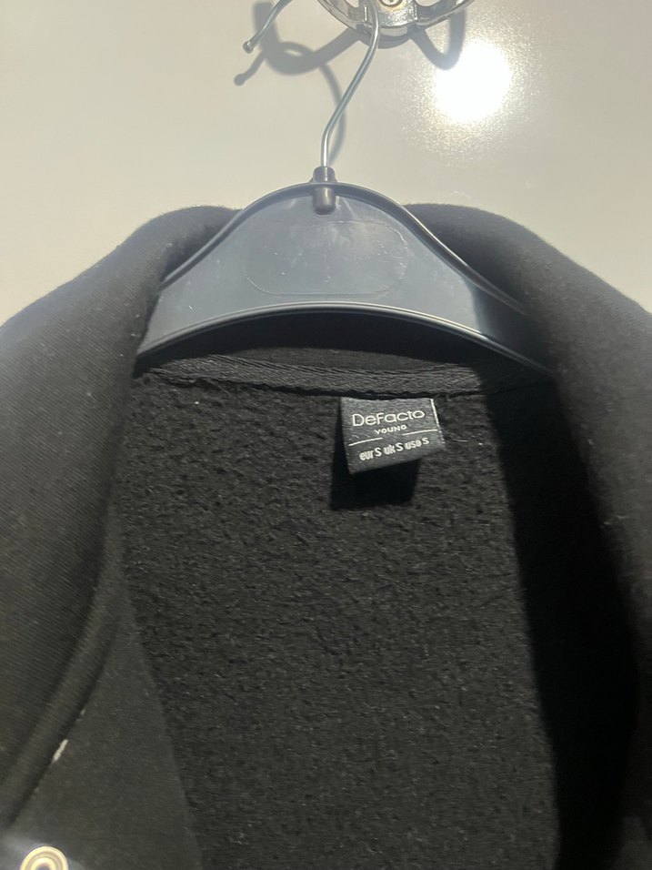 Siyah Baskılı Düğmeli Erkek Ceket - Görsel 3